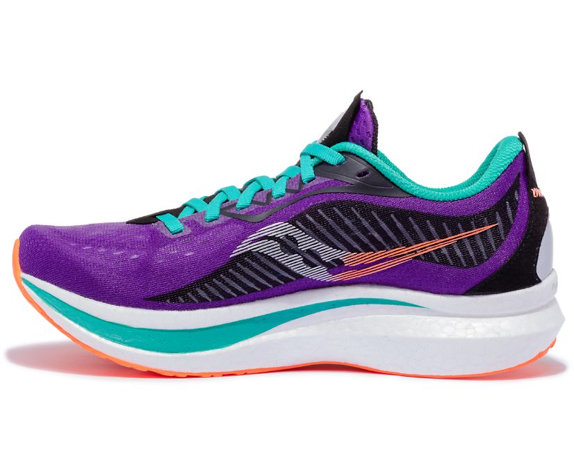 Saucony Endorphin Speed 2 Women's Running Shoes Purple / Black / Turquoise | AU 119GSOL